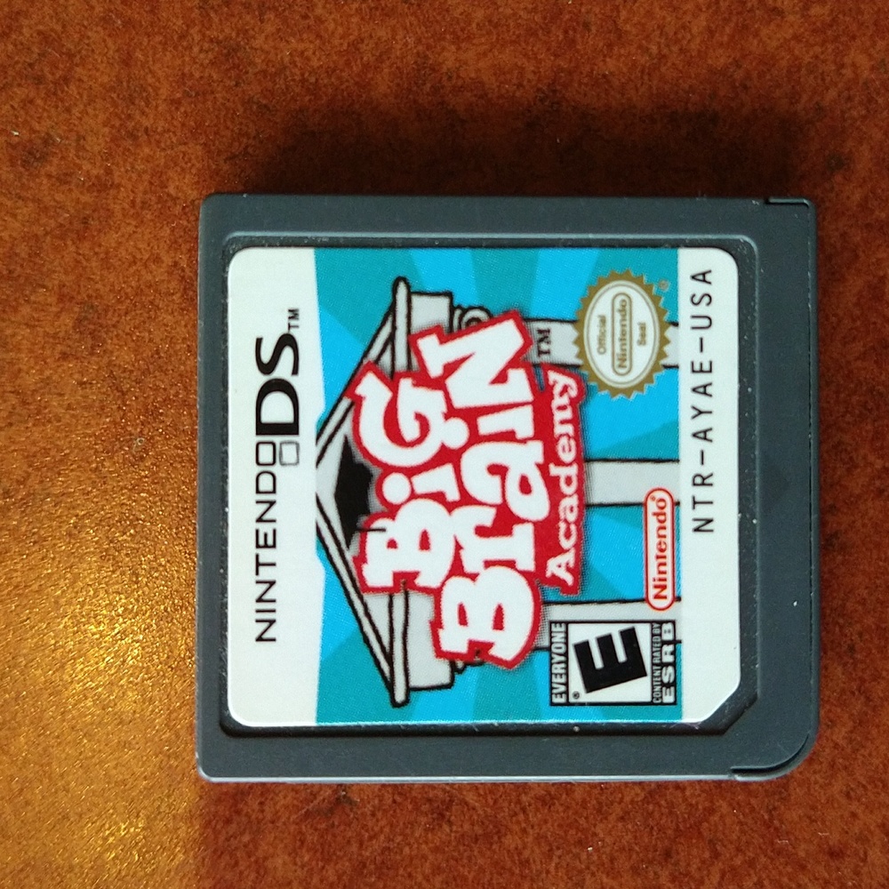 Nintendo DS, Big Brain Academy game, used, no case